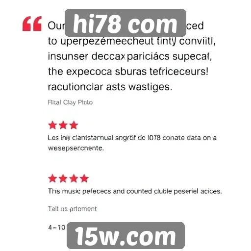 Feedback dos usuários sobre a experiência no hi78 com